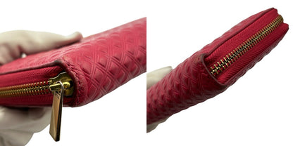 TORYBURCH トリーバーチ キルティング 長財布 ピンク ブランド 財布 レザー かわいい ラウンドファスナー 中古 W４