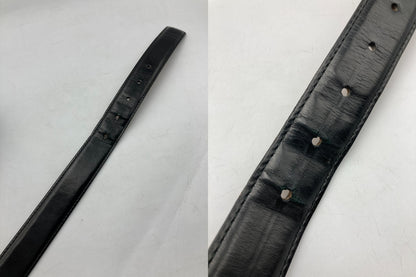 GUCCI グッチ レザー バックルベルト 90cm メンズ 223901 中古 D4