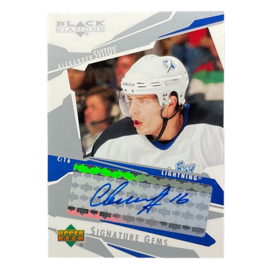 UPPER DECK NHLカード BLACK DIAMOND ALEXANDER SVITOV TAMPA BAY LIGHTNING #SG15 中古 IT2
