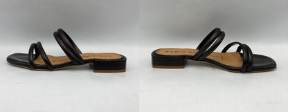 FABIO RUSCONI ファビオルスコーニ レザー クワッドラインサンダル サイズ37 中古 D4