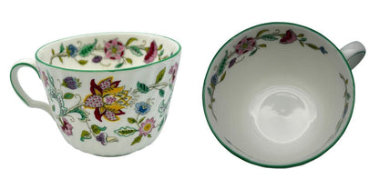 MINTON ミントン ハドンホール カップ&ソーサー ペア 洋食器 ブランド ティー 紅茶 花柄 中古 W1