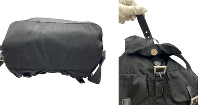 PRADA プラダ リュックサック ナイロン ブラック ブランド レディース おしゃれ バックパック バッグ 鞄 中古 W４