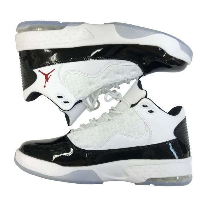 NIKE ナイキ ジョーダン マックス オーラ 2 スニーカー メンズ ローカット バスケット JORDAN MAX AURA 2 ホワイト/ブラック 28cm CK6636-102 中古 T1
