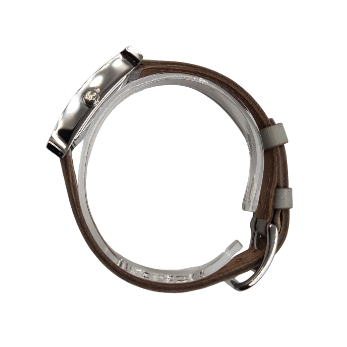 HERMES エルメス Hウォッチ 腕時計 レディース アナログ クォーツ アイスブルー HH1-210 スクエア 中古 T1