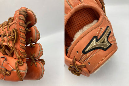【訳アリ】ミズノ Global Elite (グローバルエリート）H selection02+シリーズ  右投 グローブ 外野手 PT1219 H22407 中古 D4