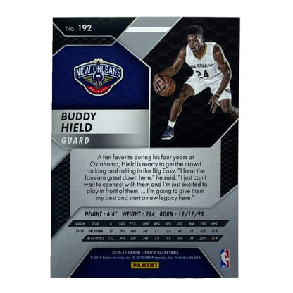 PANINI NBAカード PRIZM BUDDY HIELD PELICANS #192 中古 IT2
