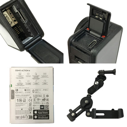 DJI Osmo Action 4 スタンダードコンボ アクションカメラ ブラック 4K/120fps 防水 ウェアラブルカメラ CA2039 中古 T1