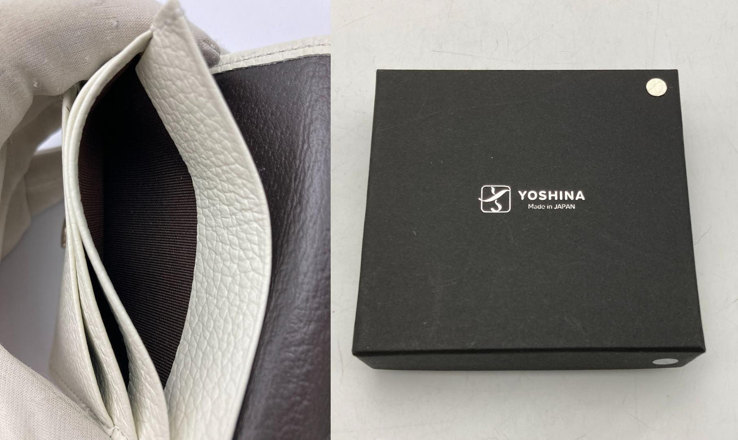 YOSHINA よしな コンパクト二つ折り財布 中古 D4