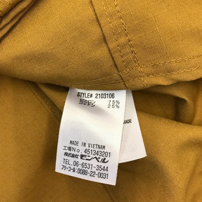 mont bell モンベル フエゴ パーカ メンズ フレアテクト 難燃性素材 アウトドア アンバー Mサイズ 2103106 中古 T1