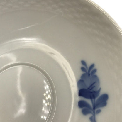 ROYAL COPENHAGEN ロイヤルコペンハーゲン ブルーフラワー カップ＆ソーサー ペア 2客 花柄 コーヒーカップ ホワイト/ブルー 中古 T1