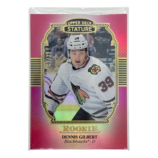 UPPER DECK NHLカード STATURE DENNIS GILBERT BLACKHAWKS 09/20 #182 中古 IT1