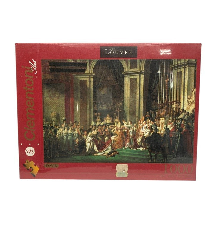 Clementoni 皇帝ナポレオン1世と皇后ジョゼフィーヌの戴冠式 1000ピース ジグソーパズル 中古 4