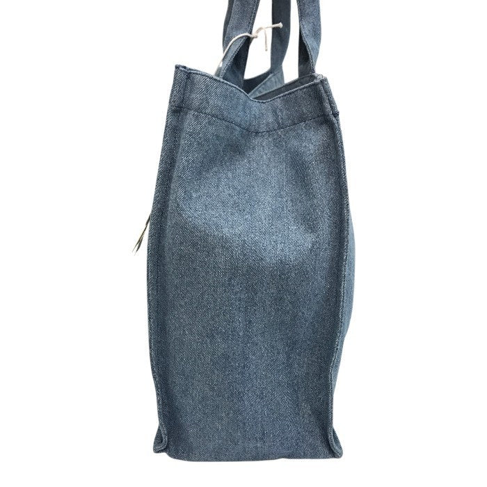 STELLA McCARTNEY KIDS ステラマッカートニー トートバック レディース/キッズ デニム生地 ロゴ A4収納 ブルー TY0A98 Z3618 中古 T1