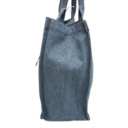 STELLA McCARTNEY KIDS ステラマッカートニー トートバック レディース/キッズ デニム生地 ロゴ A4収納 ブルー TY0A98 Z3618 中古 T1