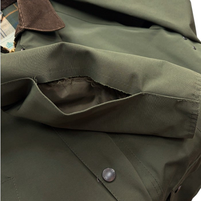 Barbour バブアー BEDALE 2LAYER ノンオイル 38 2002163 アウター ジャケット メンズ ビデイル カーキ 中古 W４