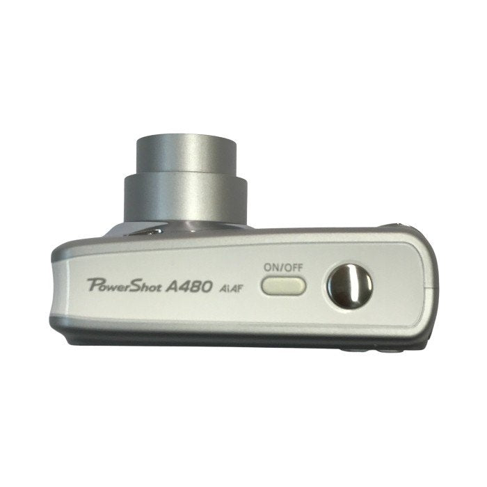 Canon キヤノン PowerShot A480 コンパクトデジタルカメラ シルバー パワーショット 乾電池使用 中古 T1