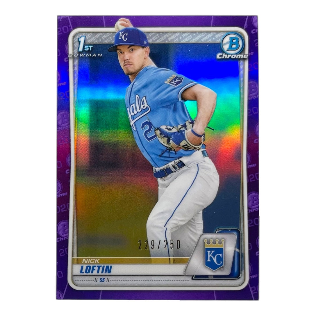 TOPPS MLBカード BOWMAN CHROME 1ST NICK LOFTIN KANSAS CITY ROYALS /250 #BD-14 中古 IT2