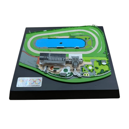 京都競馬場 開設 100周年 ジオラマ 模型 インテリア JRA グッズ 競馬 中古 W４