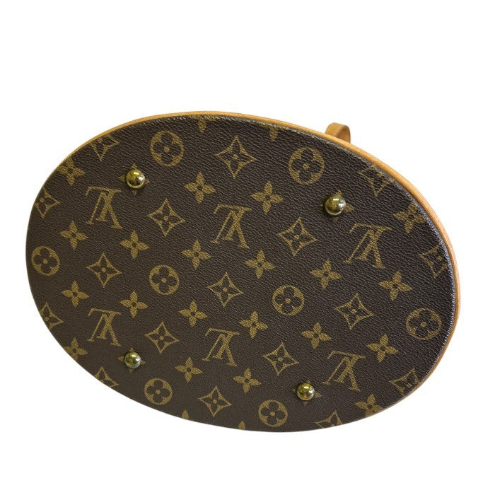 LOUIS VUITTON ルイヴィトン モノグラム バケットGM M42236 鞄 トートバッグ レディース ブランド おしゃれ 中古 W1