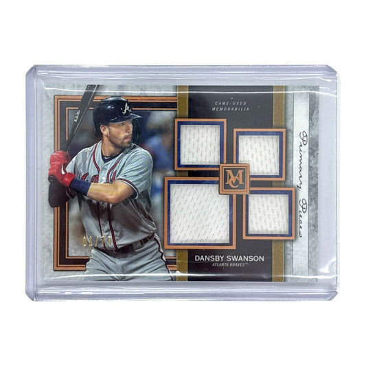 TOPPS MLBカード MUSEUM COLLECTION DANSBY SWANSON ATLANTA BRAVES 01/75 #SPQR-DS 中古 IT1