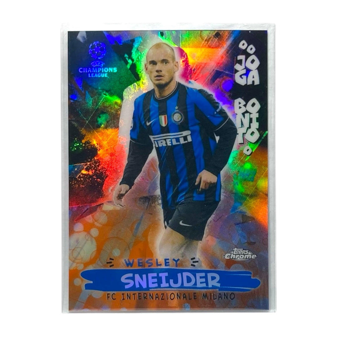 TOPPS サッカーカード CHROME JOGA BONITE WESLEY SNEIJDER INTERNAZIONALE MILANO #JB-16 中古 IT2