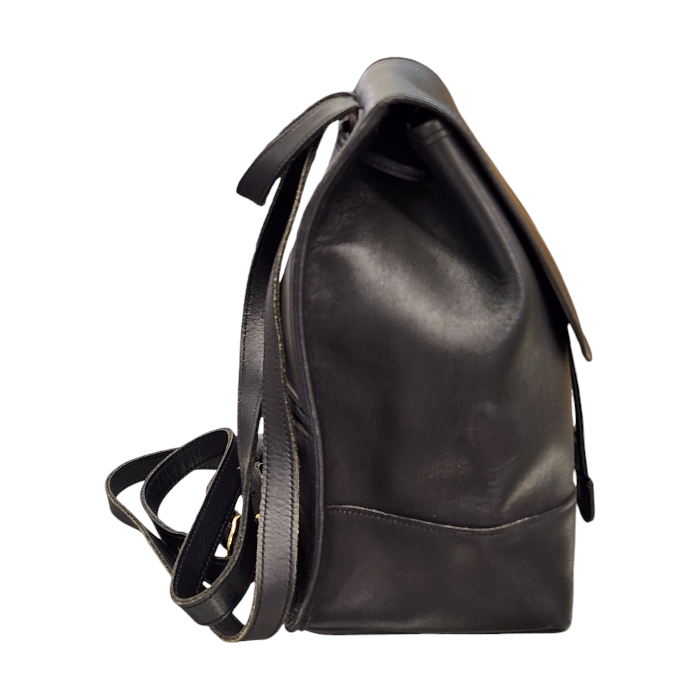 COACH コーチ リュック レディース レザー オールド ヴィンテージ ターンロック バックパック ブラック 9791 中古 T1