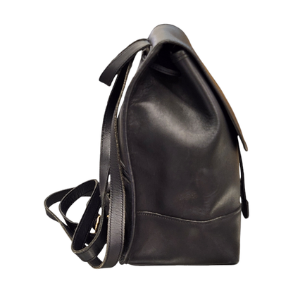 COACH コーチ リュック レディース レザー オールド ヴィンテージ ターンロック バックパック ブラック 9791 中古 T1