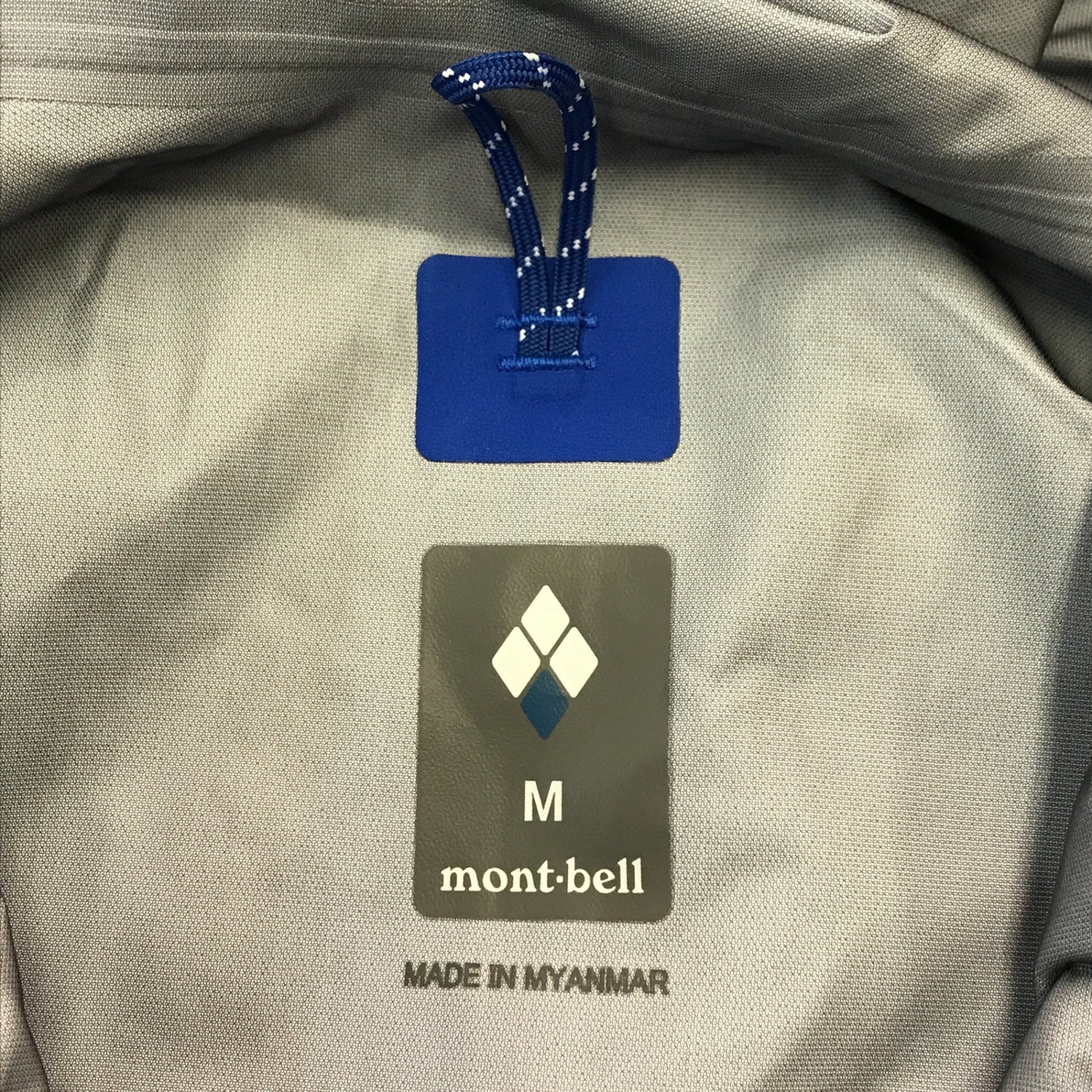mont-bell モンベル ストリームパーカ メンズ ナイロン GORE-TEX ゴアテックス エアレーション シェル 防水 ブルー Mサイズ 1102517 中古 T1