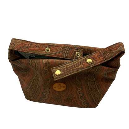 ETRO エトロ ペイズリー柄 バニティバッグ ハンドバッグ レディース ポーチ 総柄 中古 W４