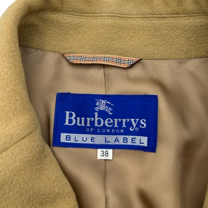 Burberrys BLUE LABEL バーバリーズ ブルーレーベル コート FNF18-710 38 ベージュ レディース 秋 冬 アウター 中古 W４
