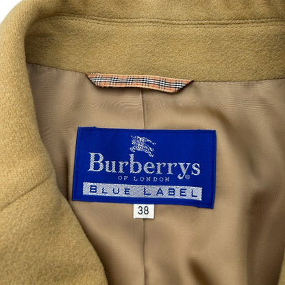 Burberrys BLUE LABEL バーバリーズ ブルーレーベル コート FNF18-710 38 ベージュ レディース 秋 冬 アウター 中古 W４