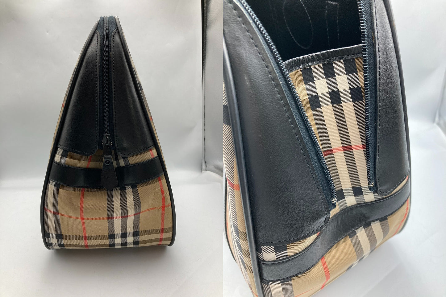 Burberrys バーバリーズ チェック柄 ボストンバッグ 中古 D4