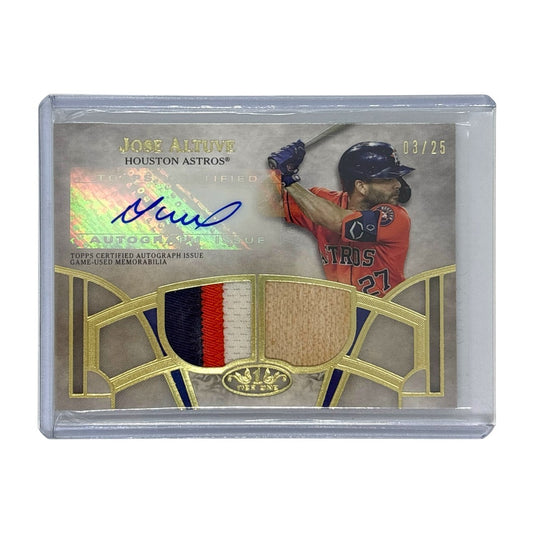 TOPPS MLBカード TIER ONE JOSE ALTUVE HOUSTON ASTROS 03/25 #T1ADR-JAL 中古 IT1