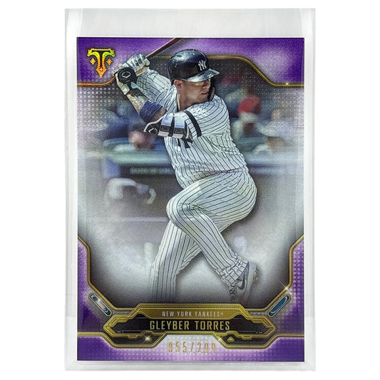 TOPPS MLBカード TRIPLE THREADS GLEYBER TORRES NEW YORK YANKEES /299 #57 中古 IT1
