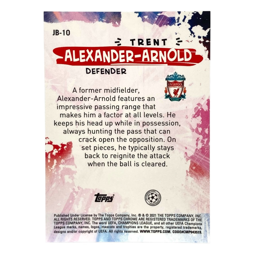 TOPPS サッカーカード CHROME ALEXANDER-ARNOLD LIVERPOOL #JB-10 中古 IT2