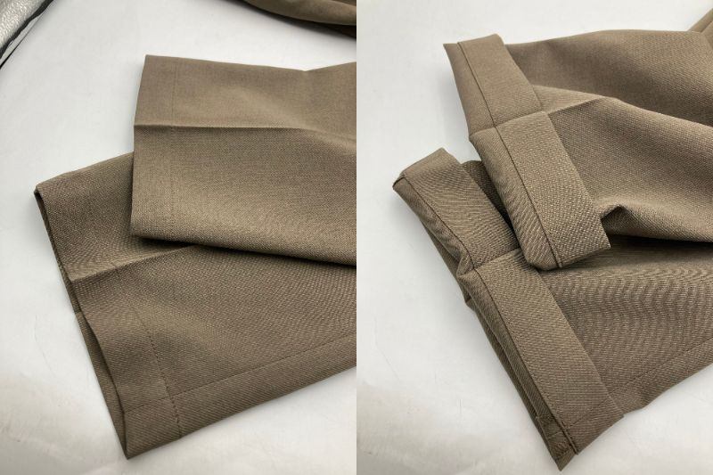 URBAN RESEARCH DOORS 『イージーケア/ウォッシャブル』LIFE STYLE TAILOR カルゼコンフォータブルパンツ サイズXL モカ 中古 D4