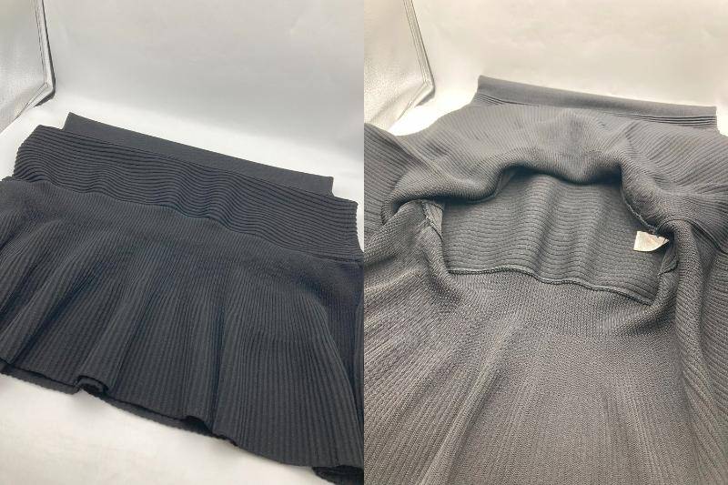 DAMA collection ダーマコレクション ノースリーブ ワンピース サイズLL ブラック 13630-00078 中古 D4