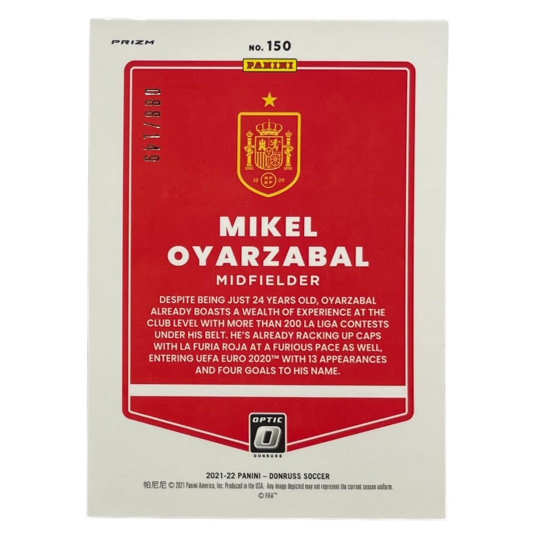 PANINI サッカーカード DONRUSS PRIZM MIKEL OYARZABAL SPAIN /149 #150 中古 IT2