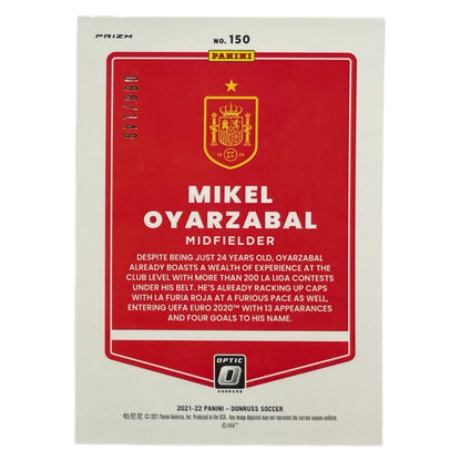 PANINI サッカーカード DONRUSS PRIZM MIKEL OYARZABAL SPAIN /149 #150 中古 IT2