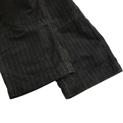 FREEWHEELERS フリーホイーラーズ ワークパンツ メンズ ストライプ UNION SPECIAL OVERALLS ブラウン 32-34サイズ 中古 T1