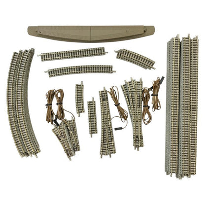 TOMIX トミックス ファイントラック ストレート/カーブ/ポイント レールセット 鉄道模型 まとめ売り 灰色 中古 T1