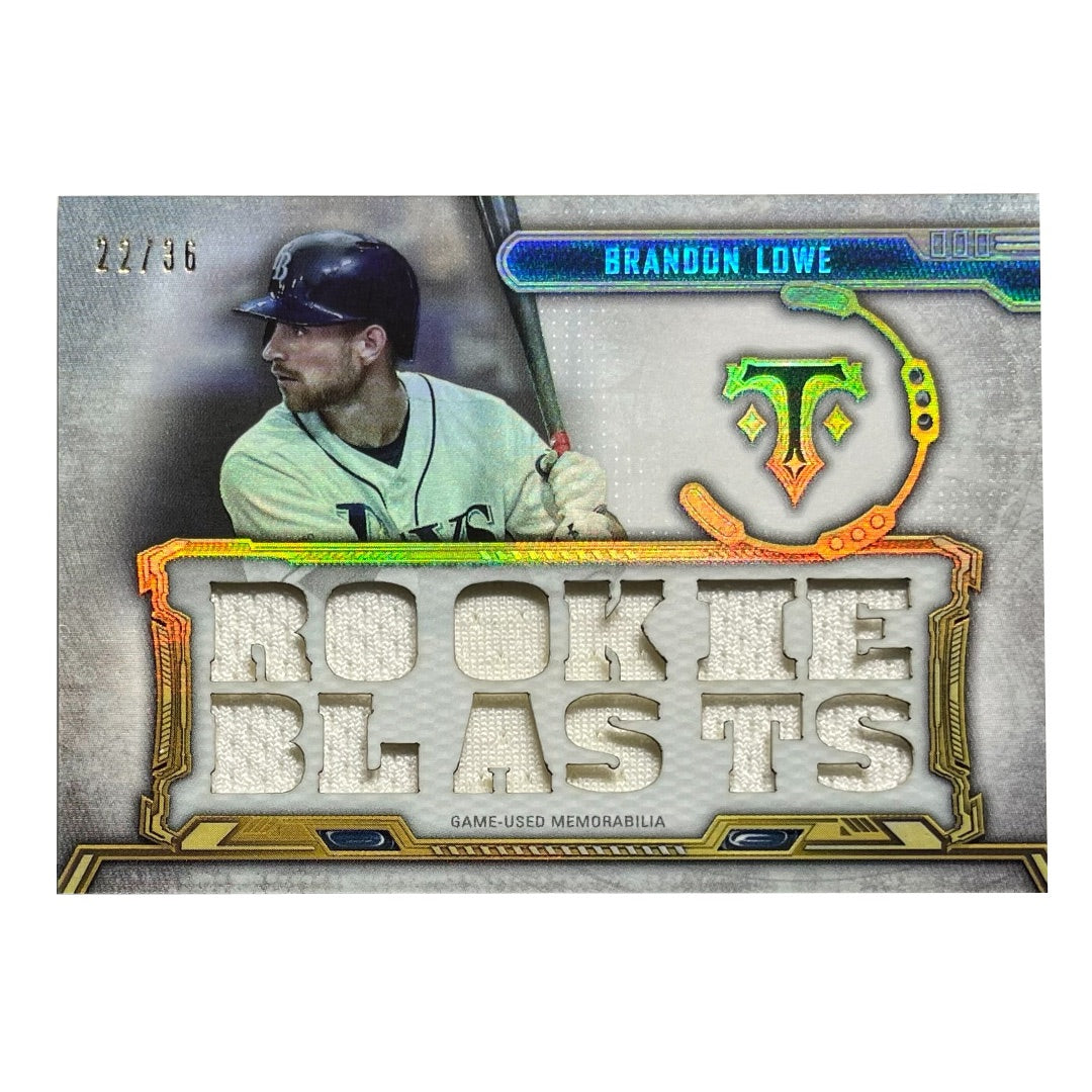 TOPPS MLBカード TRIPLE THREADS BRANDON LOWE TAMPA BAY RAYS /36 #TTR-BL2 中古 IT2