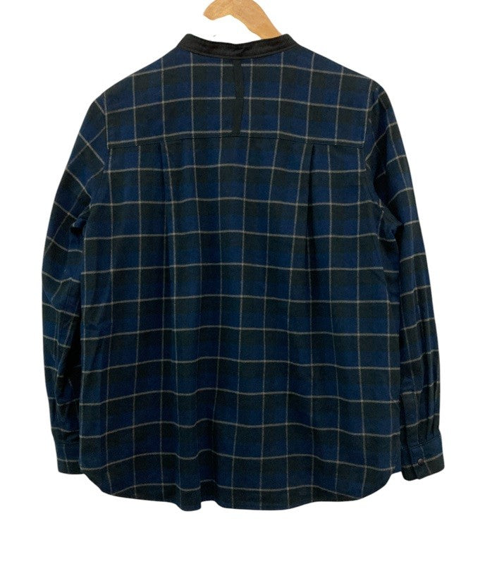 human woman ヒューマンウーマン 起毛チェックブラウス 077-3210101 サイズM 中古 D4