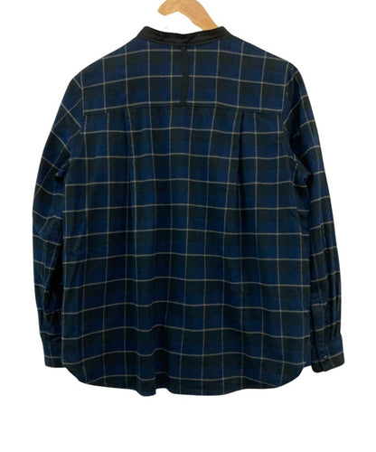 human woman ヒューマンウーマン 起毛チェックブラウス 077-3210101 サイズM 中古 D4