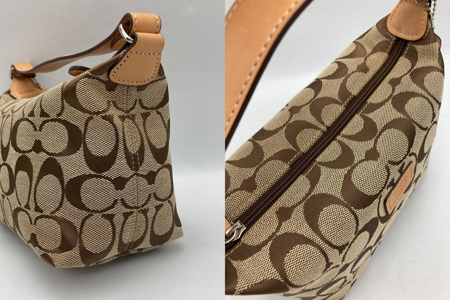 COACH コーチ シグネチャー ハンドバッグ/アクセサリーポーチ 中古 D4
