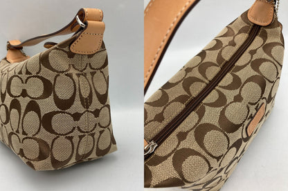 COACH コーチ シグネチャー ハンドバッグ/アクセサリーポーチ 中古 D4