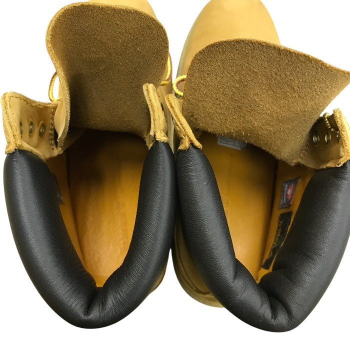 Timberland ティンバーランド 6インチ プレミアムブーツ メンズ レースアップ キャメル 26cm 6153B 中古 N1