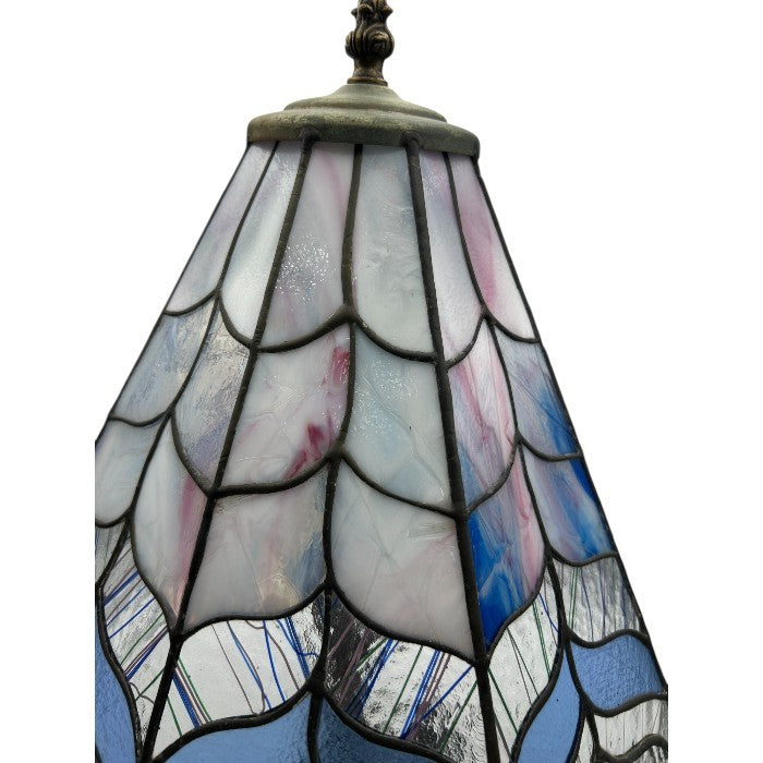 ステンドグラス ランプ ライト おしゃれ インテリア アンティーク調 中古 W４