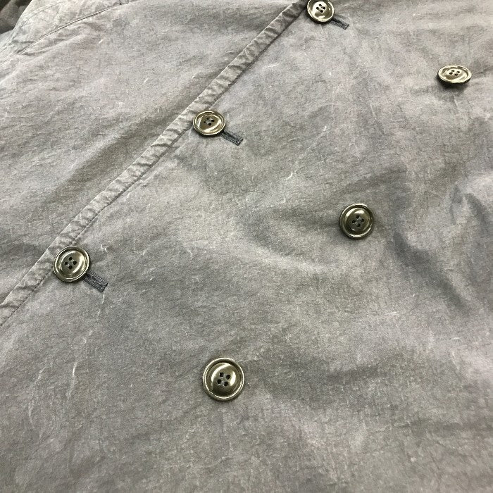 nest Robe ネストローブ トレンチコート レディース コットン ロング丈 ヴィンテージ加工 裏地あり ネイビー フリーサイズ 01191-1086 中古 T1