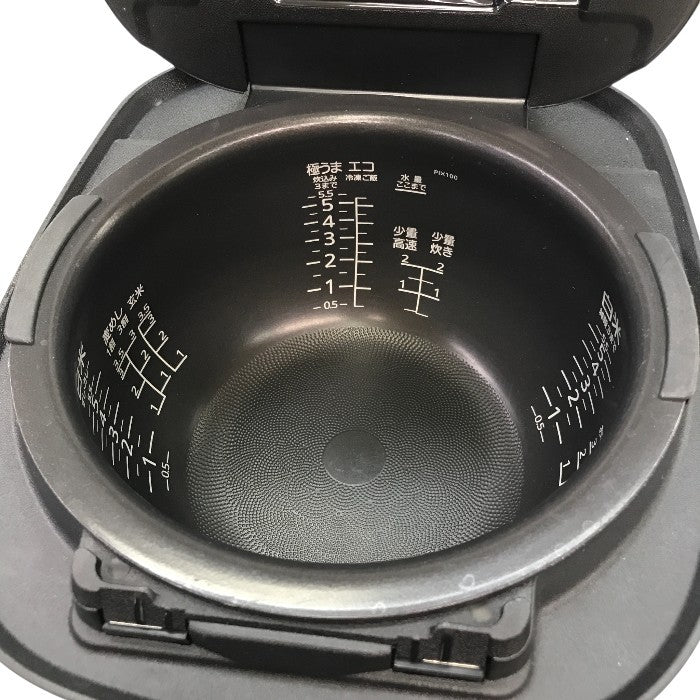 タイガー魔法瓶(TIGER) 炊飯器 5.5合 圧力IH式 フォグブラック JPI-X100-KX 中古 Y1